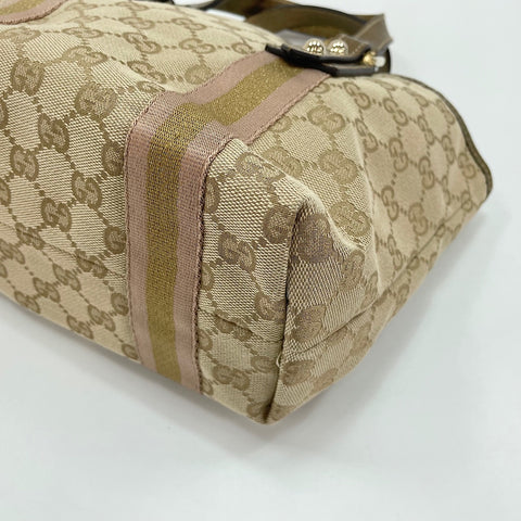 GUCCI Sherry Line Handbag beige WS30337