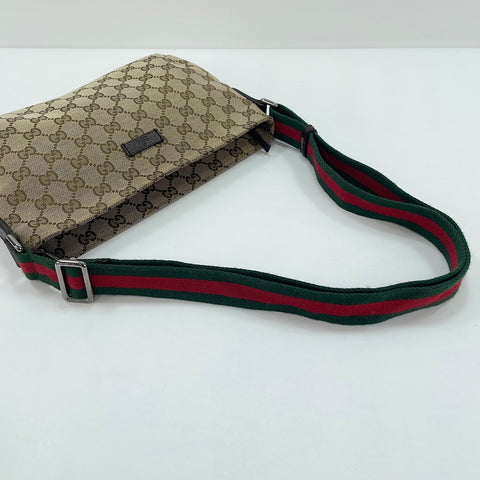 GUCCI Sherry Line Shoulder Bag beige WS30338