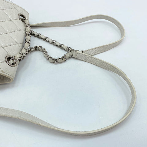 CHANEL Matelass Backpack  Daypack white WS30341