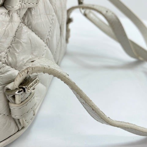 CHANEL Matelass Backpack  Daypack white WS30341