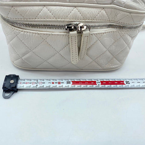 CHANEL Matelass Backpack  Daypack white WS30341
