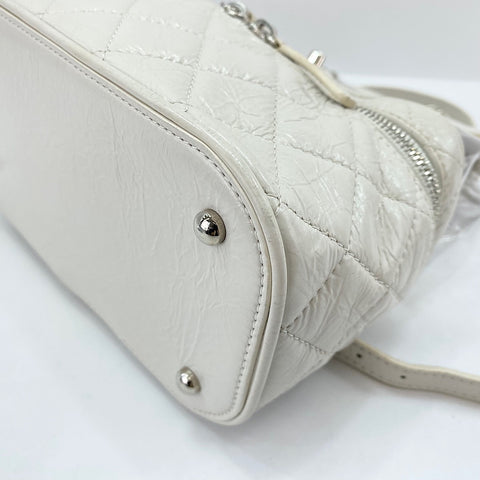 CHANEL Matelass Backpack  Daypack white WS30341