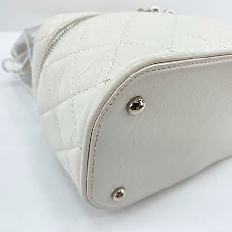 CHANEL Matelass Backpack  Daypack white WS30341