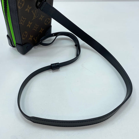 LOUIS VUITTON Soft Trunk Phone Box Shoulder Bag Brown WS30342