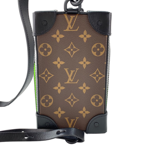 LOUIS VUITTON Soft Trunk Phone Box Shoulder Bag Brown WS30342