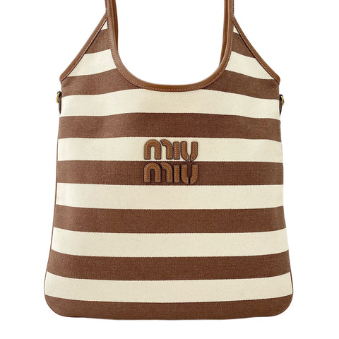 Miu Miu Ivy Handbag Brown WS30344
