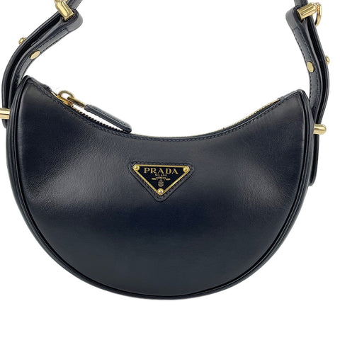 PRADA Arke Small Shoulder Bag black WS30345