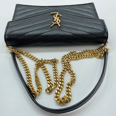 YVES SAINT LAURENT Cassandra Shoulder Bag black WS30346
