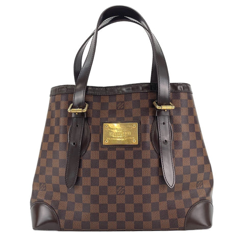 LOUIS VUITTON Hampstead MM Tote Bag Brown WS30348