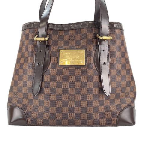 LOUIS VUITTON Hampstead MM Tote Bag Brown WS30348