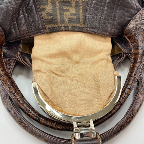 FENDI Zucca Tote Bag Brown WS30350