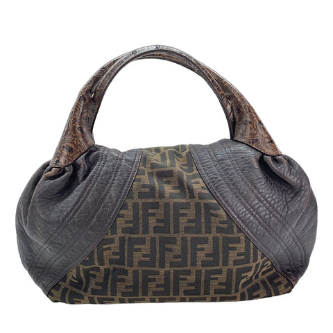 FENDI Zucca Tote Bag Brown WS30350