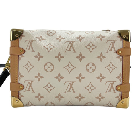 LOUIS VUITTON Side Trunk MM Shoulder Bag white WS30355