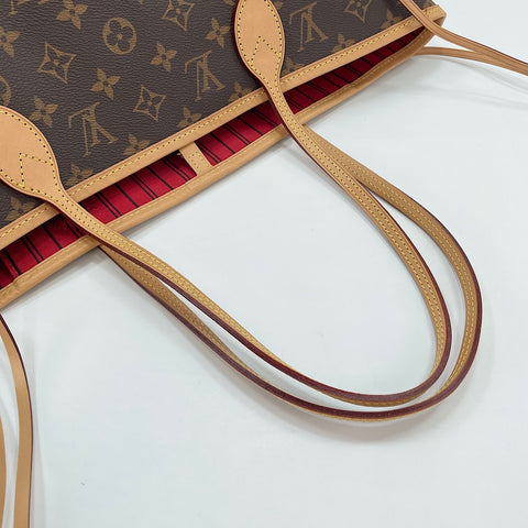 LOUIS VUITTON Neverfull MM Tote Bag Brown WS30356