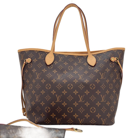 LOUIS VUITTON Neverfull MM Tote Bag Brown WS30356