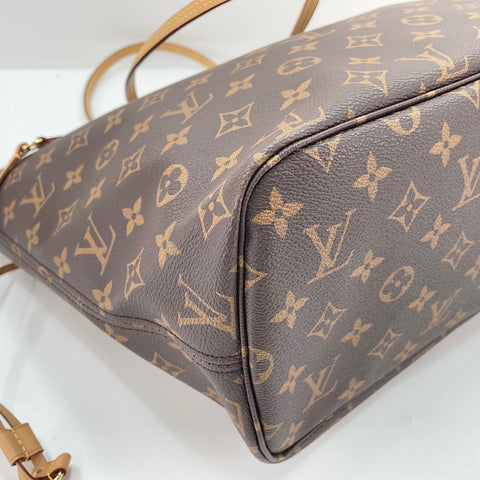 LOUIS VUITTON Neverfull MM Tote Bag Brown WS30356
