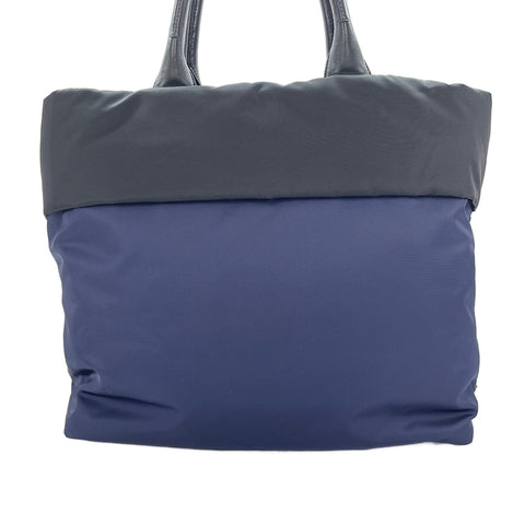PRADA 2WAY Tote Bag Navy WS30359