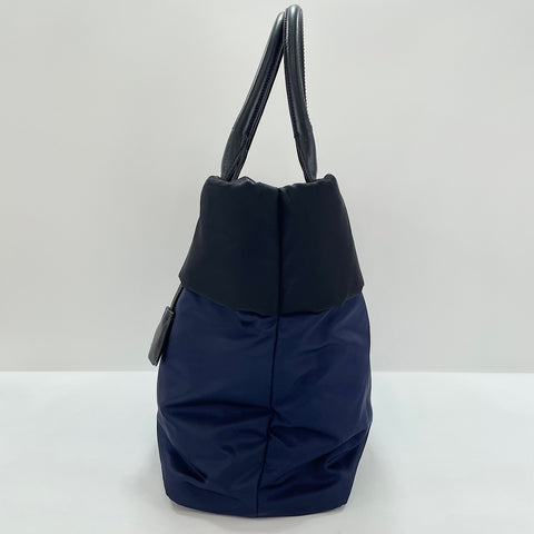 PRADA 2WAY Tote Bag Navy WS30359