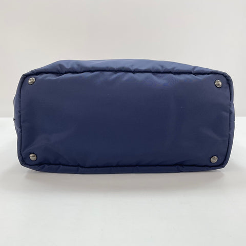 PRADA 2WAY Tote Bag Navy WS30359