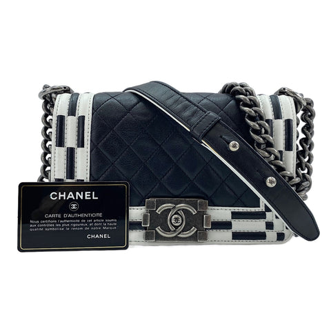 CHANEL Boy Chanel Small Shoulder Bag black WS30363