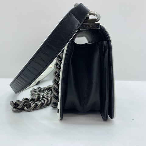 CHANEL Boy Chanel Small Shoulder Bag black WS30363