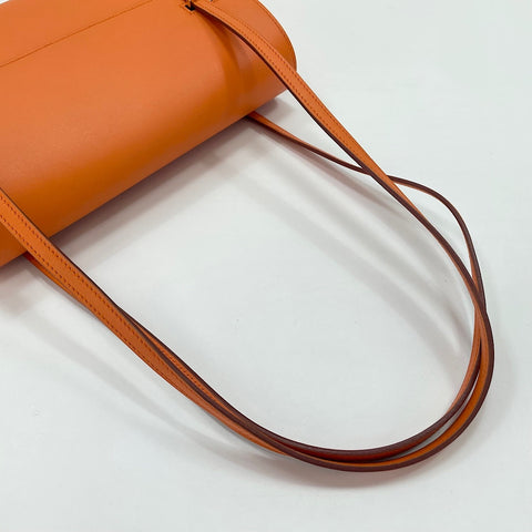 HERMES Cracket Shoulder Bag Orange WS30365