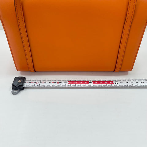 HERMES Cracket Shoulder Bag Orange WS30365