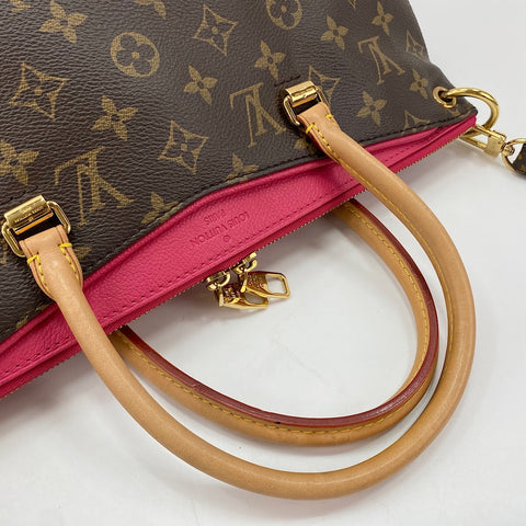 LOUIS VUITTON Pallas Handbag Brown WS30368