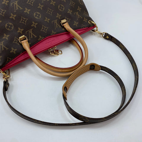 LOUIS VUITTON Pallas Handbag Brown WS30368