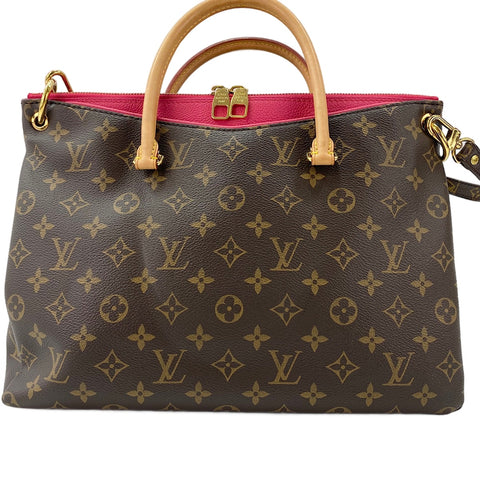 LOUIS VUITTON Pallas Handbag Brown WS30368