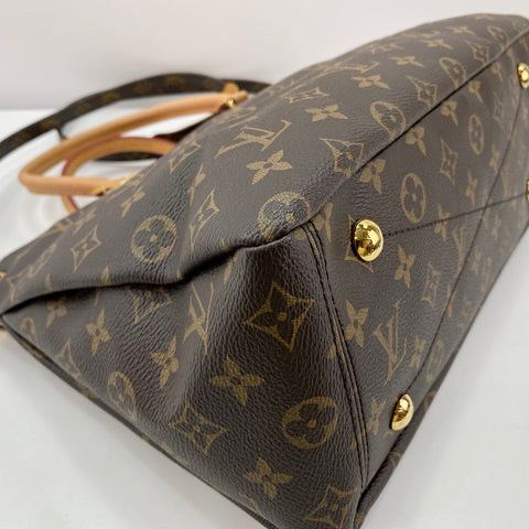 LOUIS VUITTON Pallas Handbag Brown WS30368