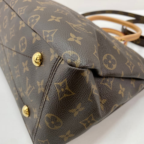 LOUIS VUITTON Pallas Handbag Brown WS30368