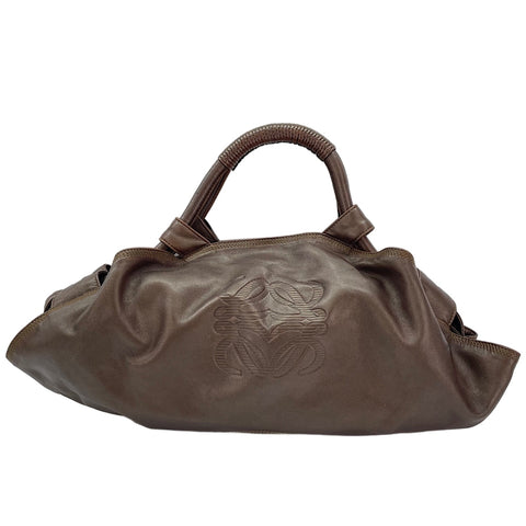 LOEWE Nappa Aire Handbag Brown WS30373