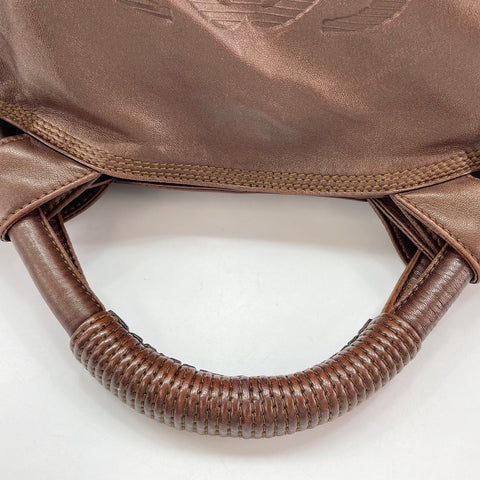 LOEWE Nappa Aire Handbag Brown WS30373