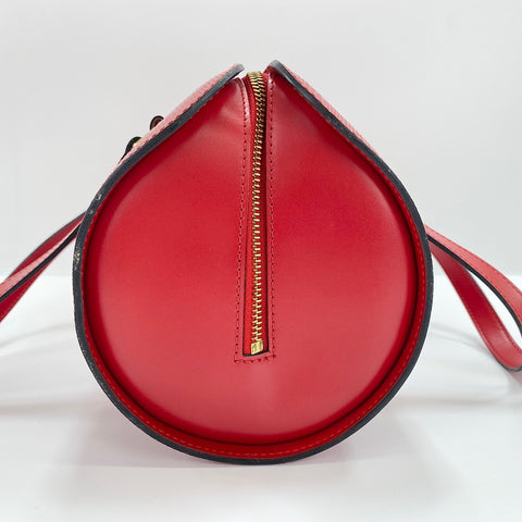 LOUIS VUITTON Souflo Handbag Red WS30377