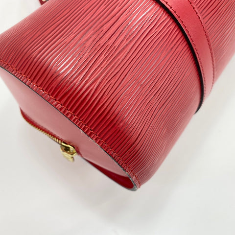 LOUIS VUITTON Souflo Handbag Red WS30377
