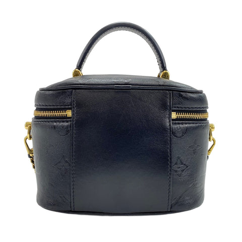 LOUIS VUITTON Monogram Ink Vanity PM Handbag black WS30379