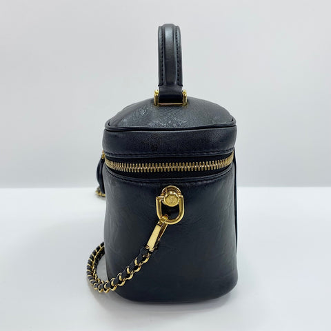 LOUIS VUITTON Monogram Ink Vanity PM Handbag black WS30379