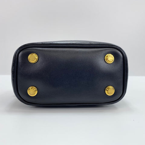 LOUIS VUITTON Monogram Ink Vanity PM Handbag black WS30379