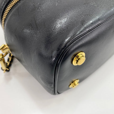 LOUIS VUITTON Monogram Ink Vanity PM Handbag black WS30379