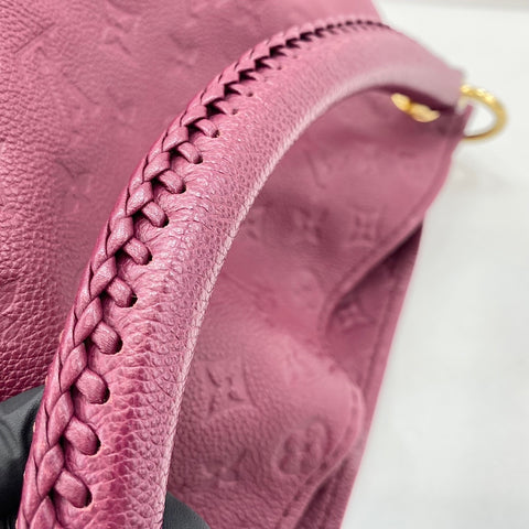 LOUIS VUITTON Artsy MM Handbag purple WS30380