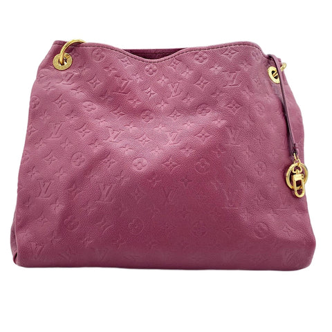 LOUIS VUITTON Artsy MM Handbag purple WS30380