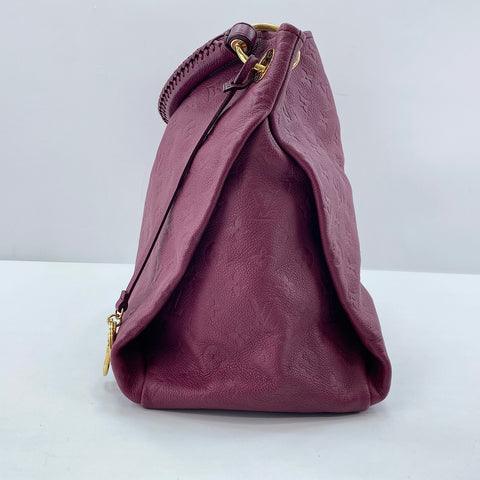 LOUIS VUITTON Artsy MM Handbag purple WS30380