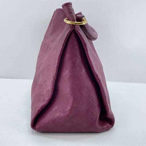 LOUIS VUITTON Artsy MM Handbag purple WS30380