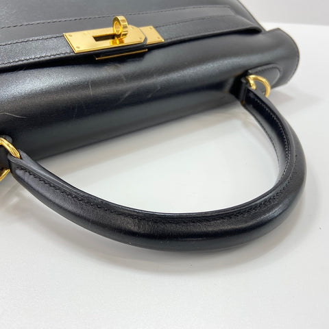 HERMES Kelly 32 Handbag black WS30381
