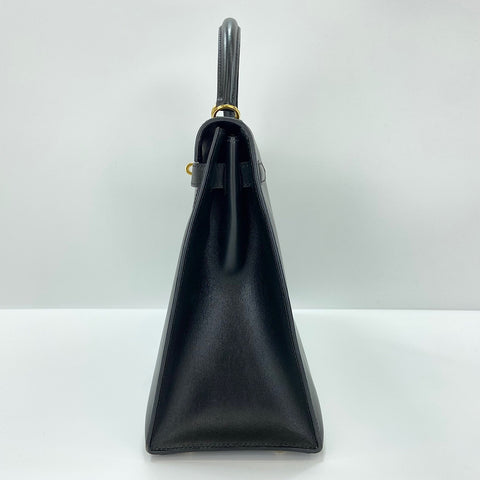 HERMES Kelly 32 Handbag black WS30381