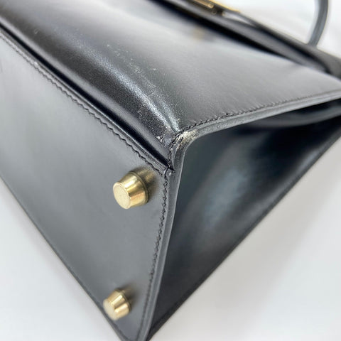 HERMES Kelly 32 Handbag black WS30381
