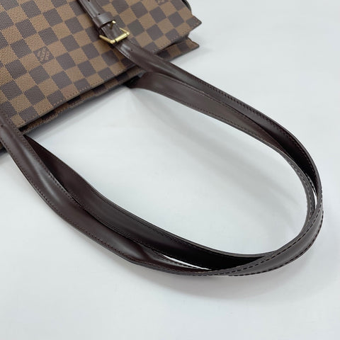 LOUIS VUITTON Chelsea Tote Bag Brown WS30382