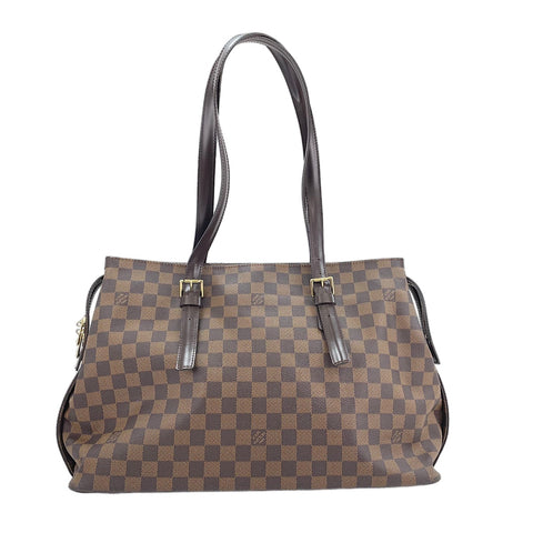 LOUIS VUITTON Chelsea Tote Bag Brown WS30382