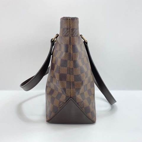 LOUIS VUITTON Hippo Piano Handbag Brown WS30383